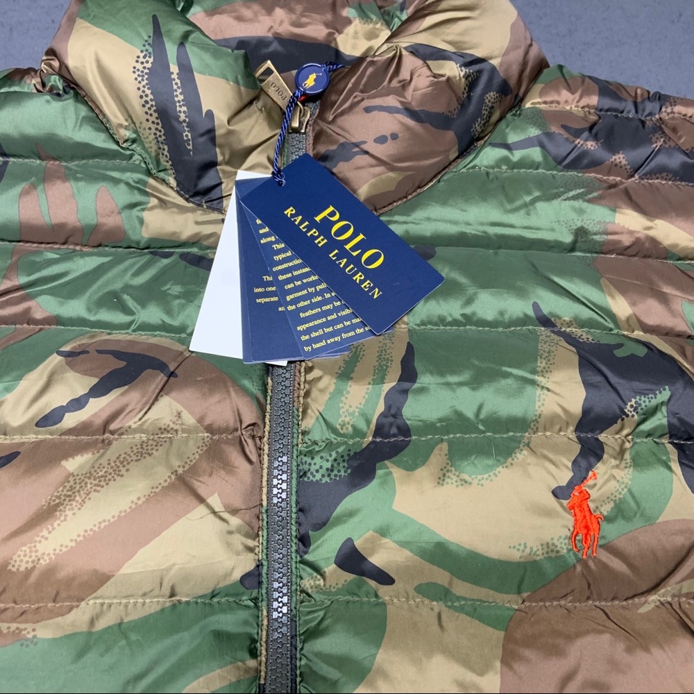 Polo Ralph Lauren Mens Sizes Camo Vest Down - Picture 2 of 4